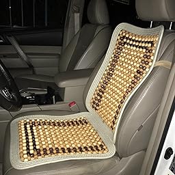 Amazon Com Kool Kooshion Wood Beaded Seat Cushion Automotive