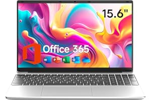 15.6 Inch Laptop with Office 365, 4GB RAM, 128GB Storage Expandable 1TB, 5205U Processor, HD Display, Windows 11 Laptops Comp