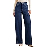 Sidefeel Women's Baggy Wide Leg Jeans High Waisted Straight Leg 2025 Fall Outfits Denim Pants