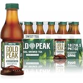 Gold Peak Naturally Sweet Real Brewed Tea, Picked for Peak Taste, Made With Cane Sugar - By Gourmet Kitchn - (18.5oz / 18pk)