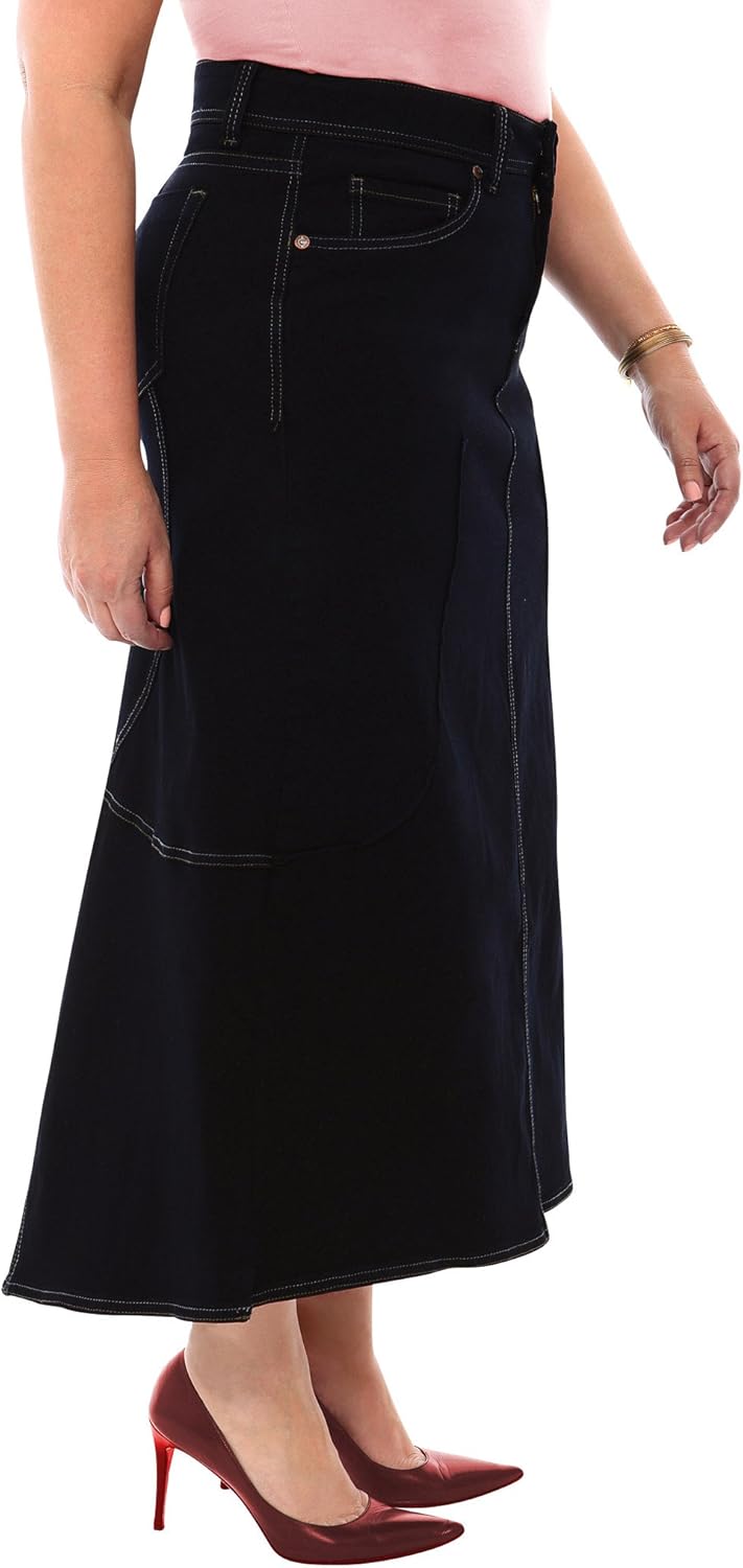 amazon plus size maxi skirts