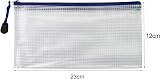 HiChange A6 Document Folder Zipper Bags Extra Thick 10 Pack view 2