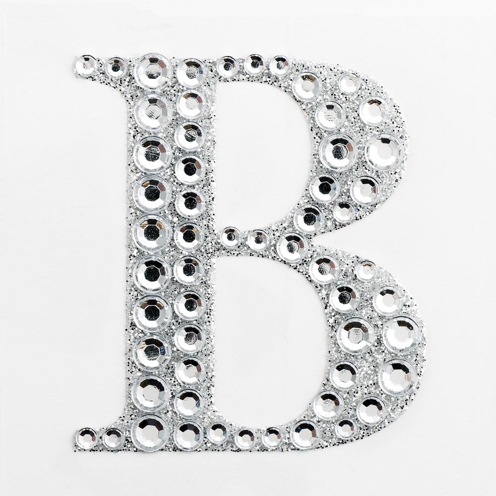 5cm Diamante Self Adhesive Glitter Letter 'B' Amazon.co.uk Kitchen