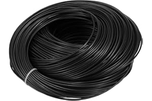 PATIKIL Wicker Repair Kit, 296ft 2.5mm Round Synthetic Rattan Material Plastic Wicker Woven Rattan Set for DIY Craft and Weaving Basket Making, Black