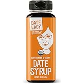 Date Lady Organic Date Syrup 18 oz Squeeze Bottle | Vegan, Paleo, Gluten-free & Kosher | Sugar Substitute | More Nutrition Than Maple Syrup or Honey