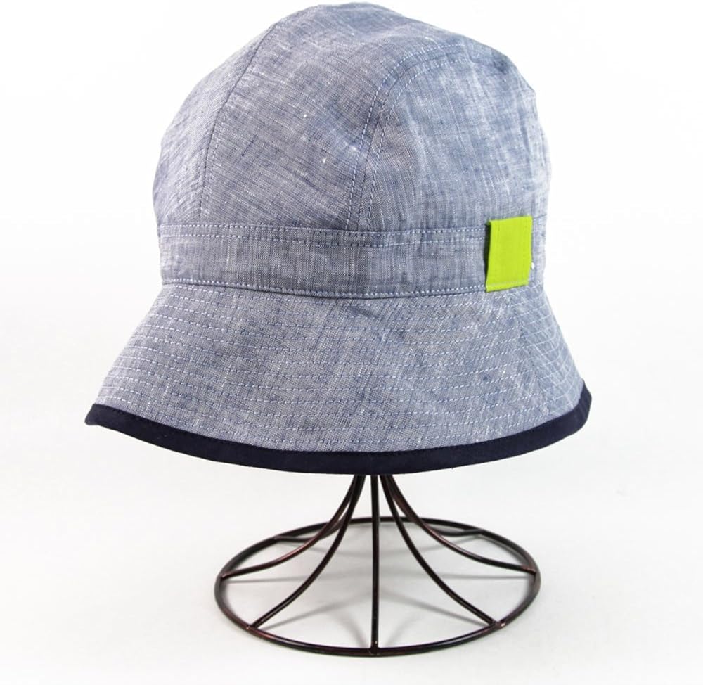 Amazon 帽子 メンズ レディース リネンスラブバケットハットサファリハット アウトドア 夏フェス ブーニーハット 麻 山ガール Hat 登山 リネン アドベンチャーハット つば ジャングルハット サマー おす Navy ネイビー Ihat0148 Nv ハット 通販