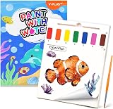 YPLUS Paint with Water Books for Toddlers Sea Theme Kids 1-3 2-4
