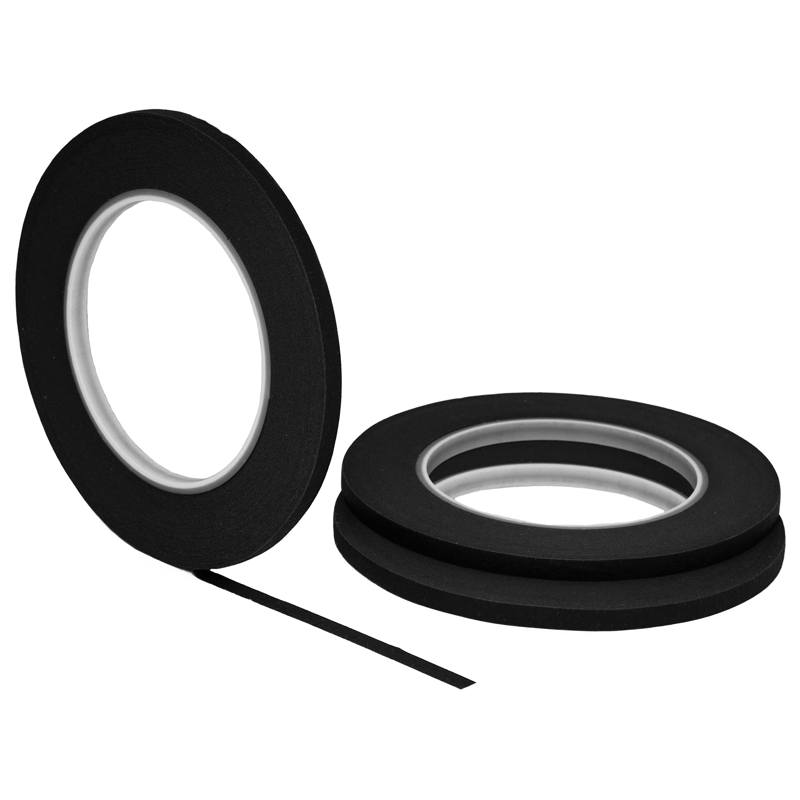 Photo 1 of STIKK Painters Tape - 3pk Black Painter Tape - 1/4 inch x 60 Yards - Paint Tape for Painting, Edges, Trim, Ceilings - Masking Tape for DIY Paint Projects - Residue-Free Painting Tape