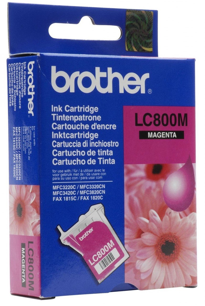 Brother LC800M magenta red ink inkjet print cartridge LC800 LC-800