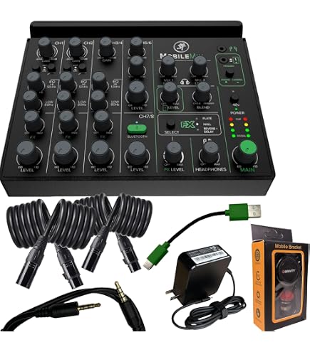 Amazon.com: Mackie MobileMix 8-Channel Live Sound and Streaming
