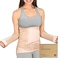 3 in 1 Postpartum Belly Support Recovery Wrap - Postpartum Belly Band, After Birth Brace, Slimming Girdles, Body Shaper Waist