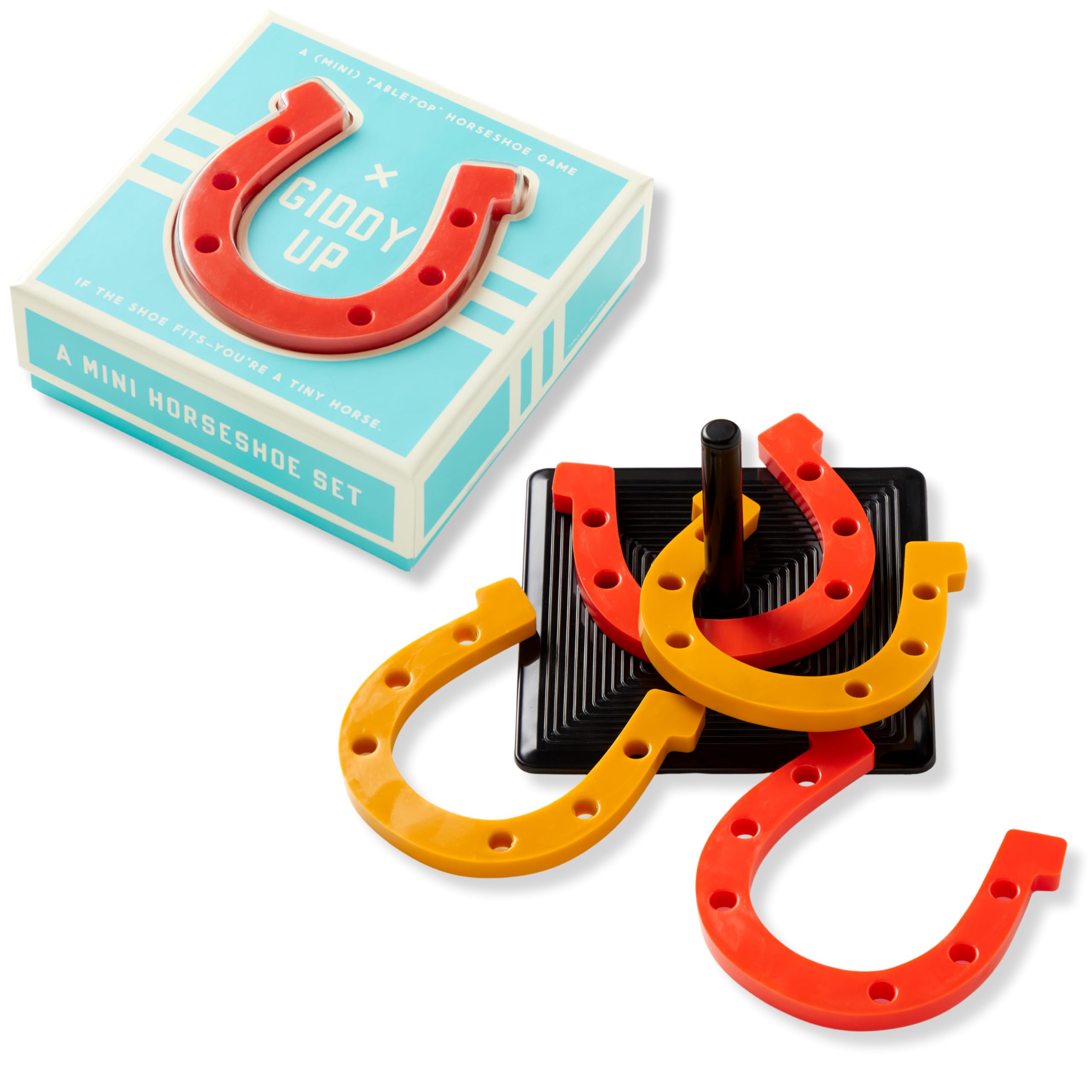 Giddy Up Tabletop Horseshoes Game