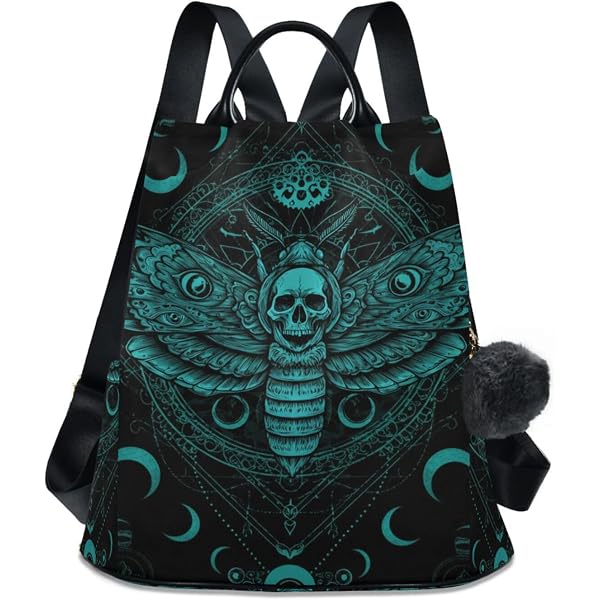 Amazon.com: ZOEO Anti Theft Backpack Butterflies Purple  display picture 1