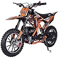 X-PRO Hawk Mini Dirt Bike, Gas Power 4 Stroke Dirt Bike! 40CC Pit Bike, Pull Start, 10" Wheels! (Orange)