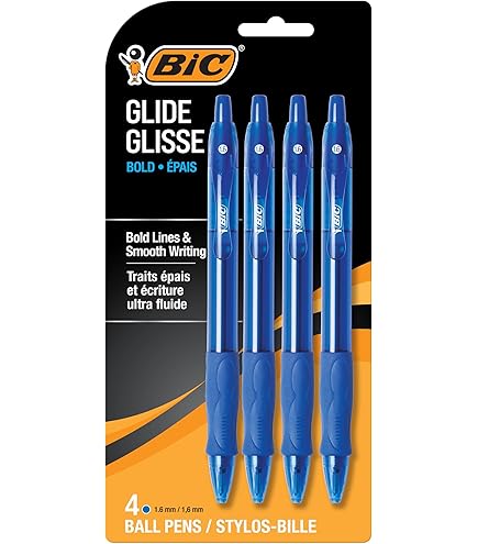 Amazon.com : BIC Glide Bold Black Ballpoint Pens, Bold Point (1.6