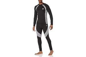 MeetHoo Men's Compression Base Layers Long Johns Winter Gear with Fleece Lined for Skiing