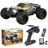 VRX 1/10 Brushless RC Truck, Max 70 KM/H, 4WD Off-Road RC Monster Truck,RTR | 3S 5000mAh Battery, Up to 30-Min Runtime, Remote 2-Speed Gearbox, CNC Metal Gears, Splash-Resistant ESC, All-Terrain RTR