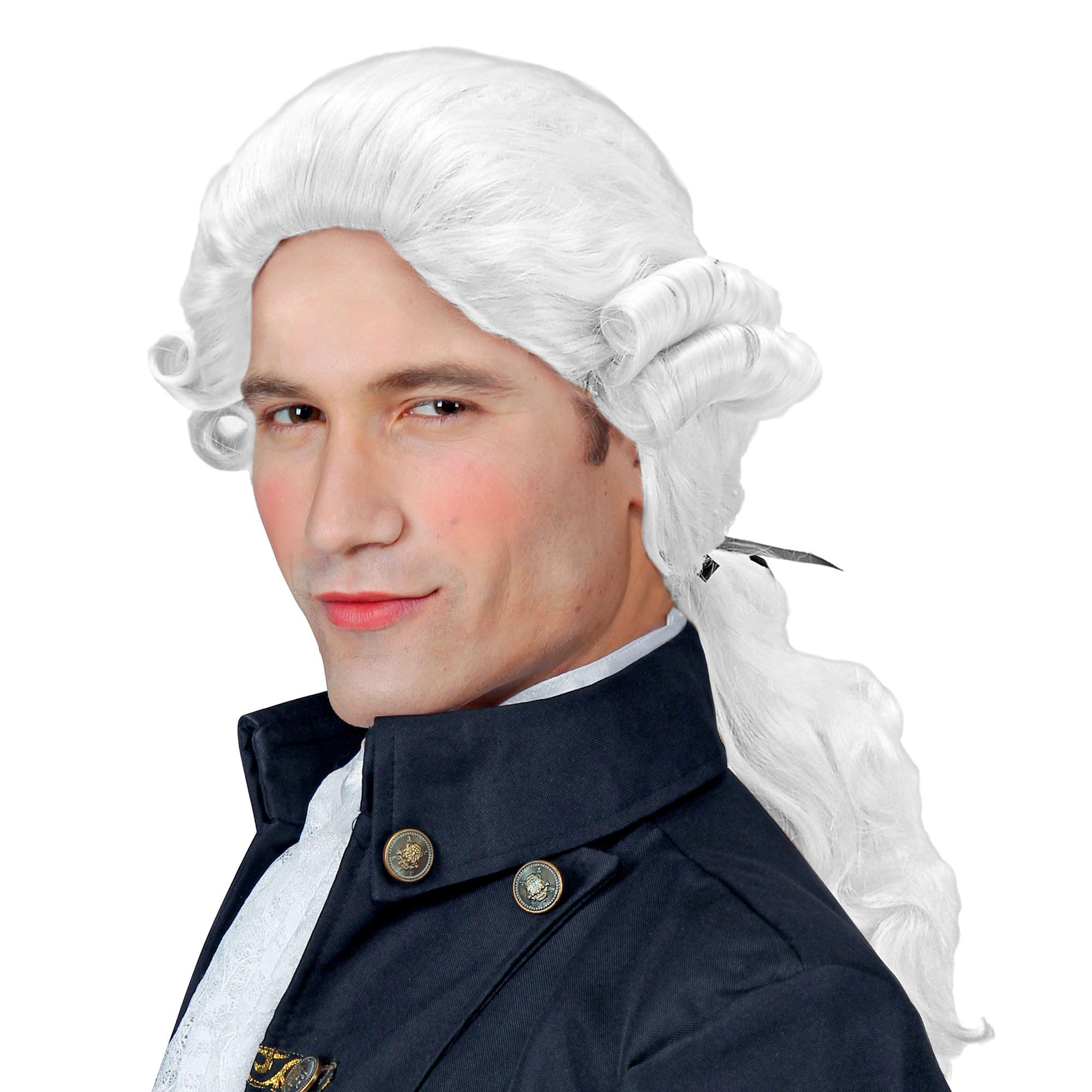 Widmann A6176 ? Donatien Wig, in Baroque Style, White, One Size