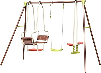 Schaukel Adventure Kinder Garten Schaukel Set Metall Outdoor Amazon De Spielzeug