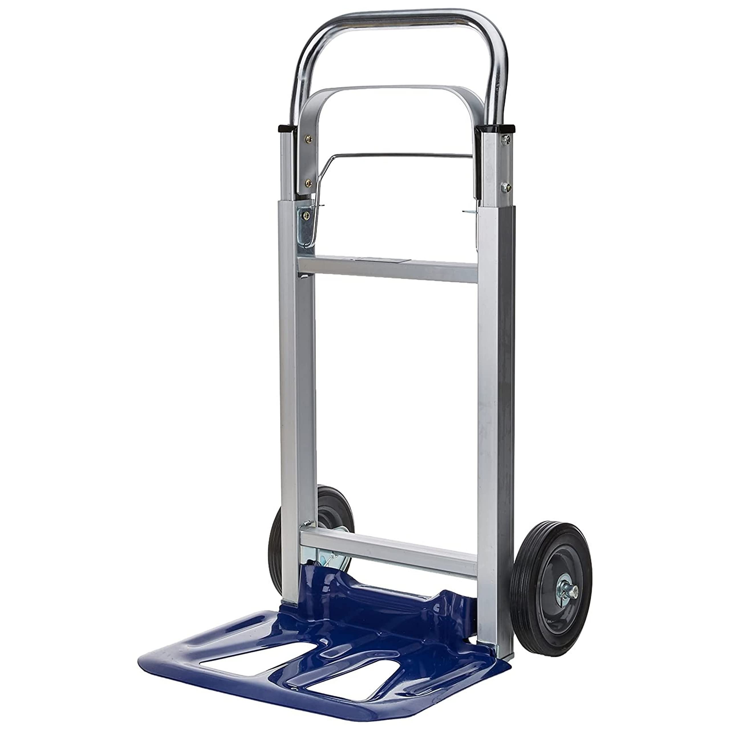 Einhell Folding Hand Truck, 90KG Capacity, Aluminium Framed Folding Trolley On Wheels, Sack Barrow, Folding Sack Truck With Extendable Handle BT-HT 90