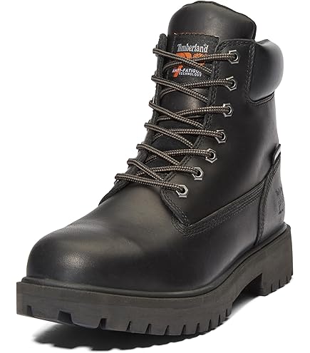 Amazon.com | Timberland PRO 8IN Men's, Black, Steel Toe, EH
