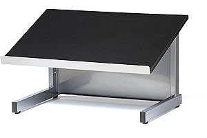 Audio Visual Direct Tabletop Lectern, Silver/Black