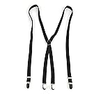 TopTie Men's Skinny Suspenders 1/2"inch (1.5CM) X-Back Clip Suspenders