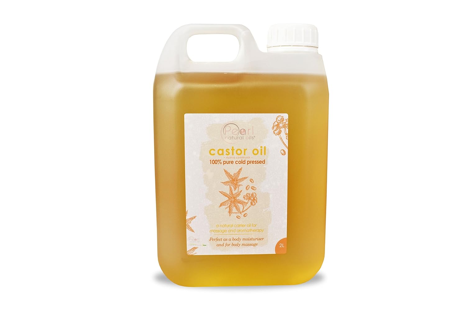 100 Pure, Cold Pressed Castor Oil (2 litres) Amazon.co.uk Health