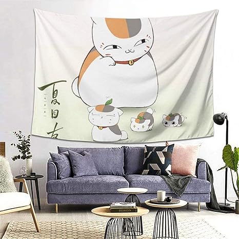 Amazon Co Jp 夏目友人帳 5 装飾用品 結婚祝い 新居祝いプレゼント ウォール アート おしゃれ インテリア 多機能壁掛け 寝室 背景布 窓カーテン タペストリー 部屋 室内装飾 ホーム キッチン