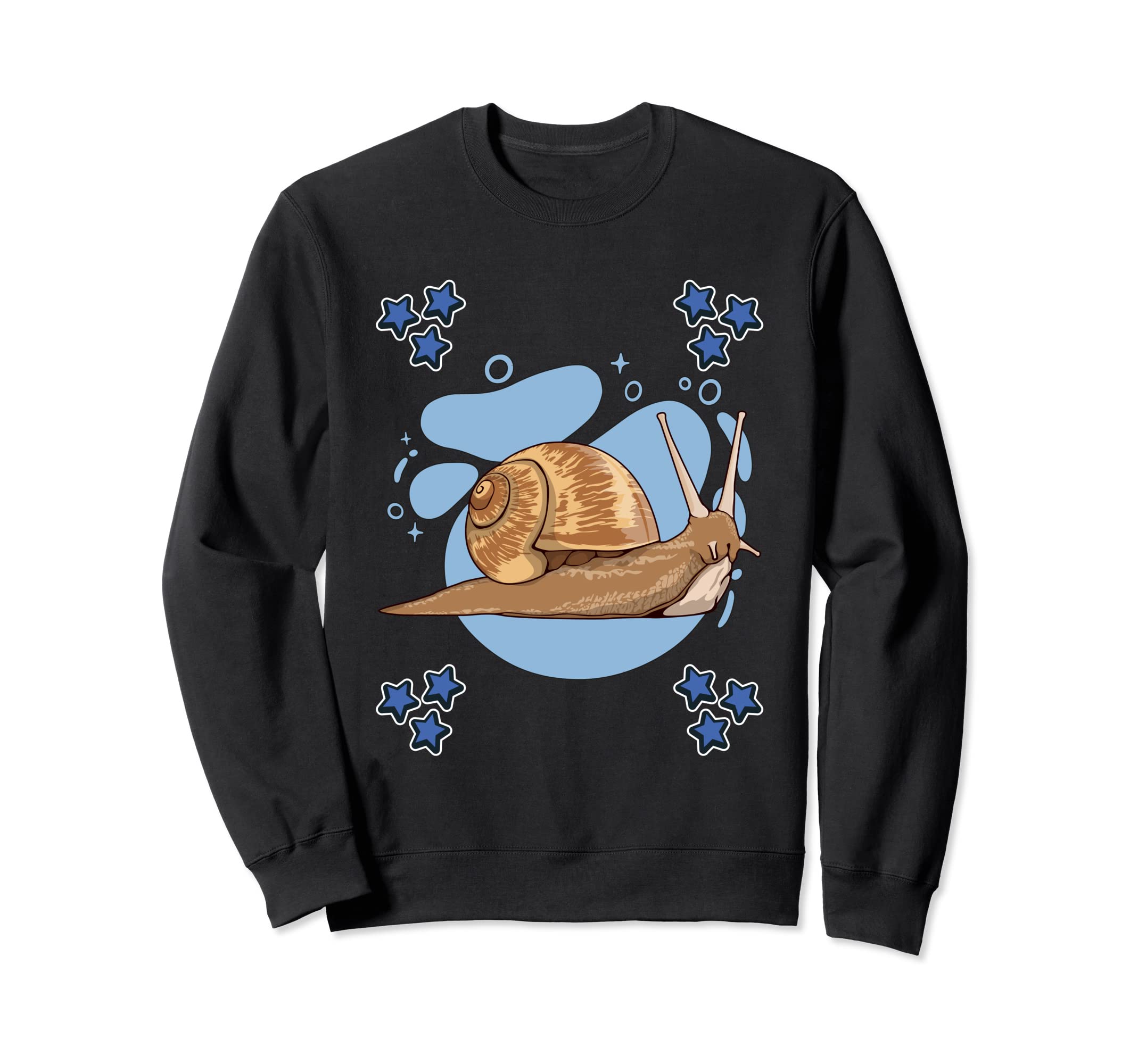 Snail Blue Design Slug Stuff Snails Sweatshirt