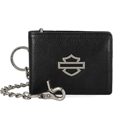 Amazon.com: Harley-Davidson Men's Embossed Eagle Tri-Fold Snap
