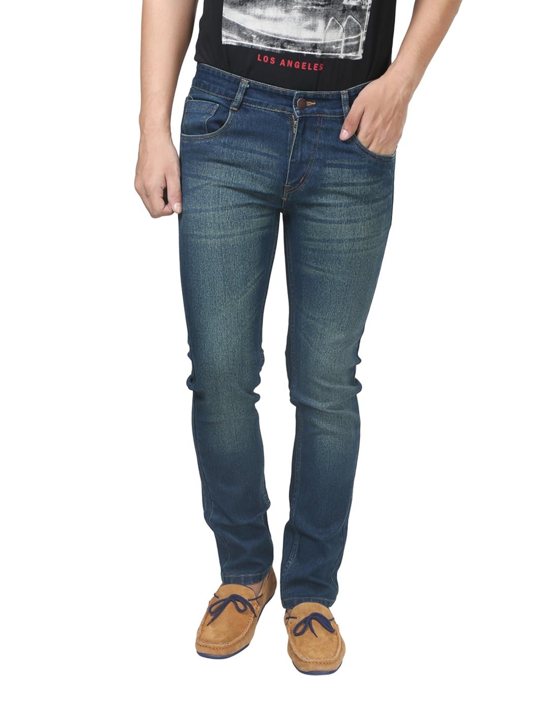 trendy trotters men's cotton denim jeans