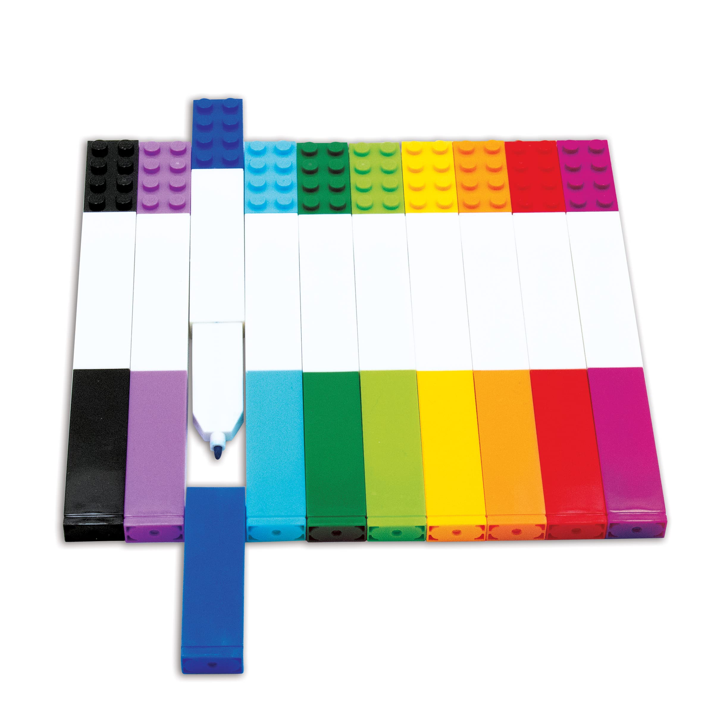 IQ LEGO Marker 10 Pack (53101), Markers For Teachers, Coloring Book Supplies, Back to School Essentials, 6+