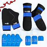 SuzziPad Cold Therapy Socks &amp; Hand Ice Pack, Ice Gloves for Chemotherapy, Chemo Care Package for Women and Men, Ideal for Hand and Foot Discomfort, S/M