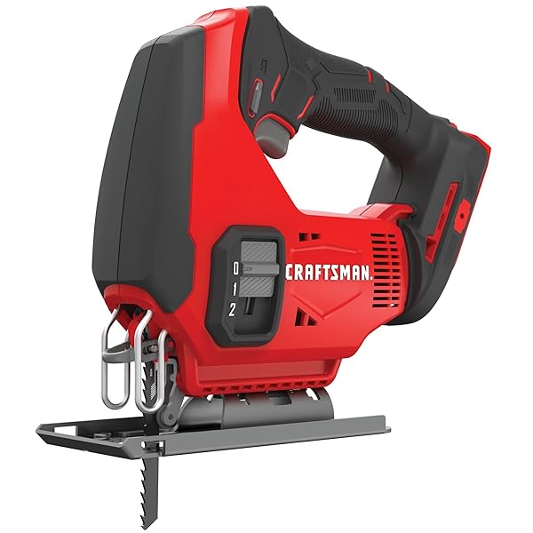 CRAFTSMAN V20 CORDLESS JIG SAW, 3 ORBITAL SETTINGS,...