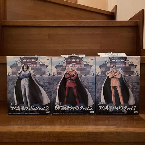 Amazon バンプレスト ワンピース Dx海軍フィギュア 青雉 クザン 赤犬 サカズキ 黄猿 ボルサリーノ3体セット フィギュア ドール 通販