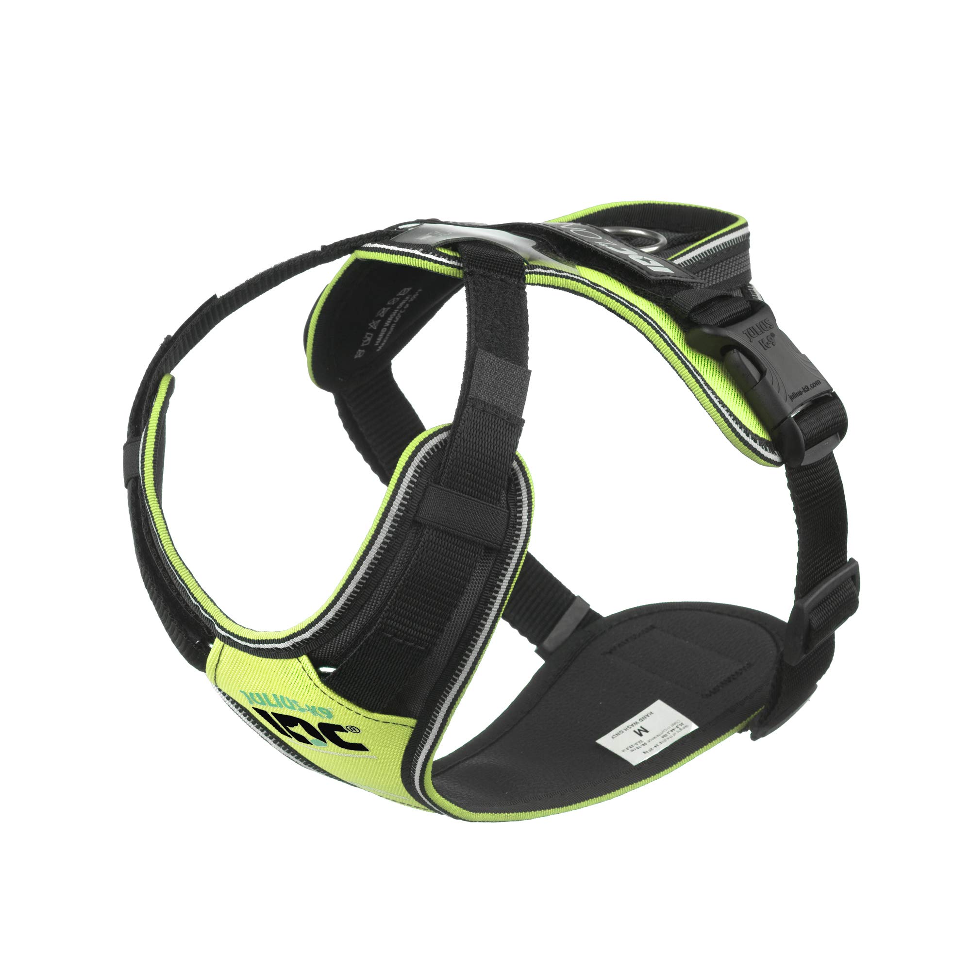 JULIUS-K9 IDC Longwalk Y-Harness, Neon-Gray, Size: M