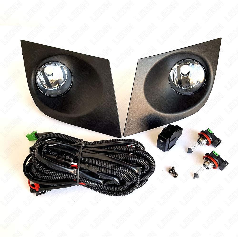 Car & Truck Lighting & Lamps Fog Light Lamp w/Switch+Harness+Black
