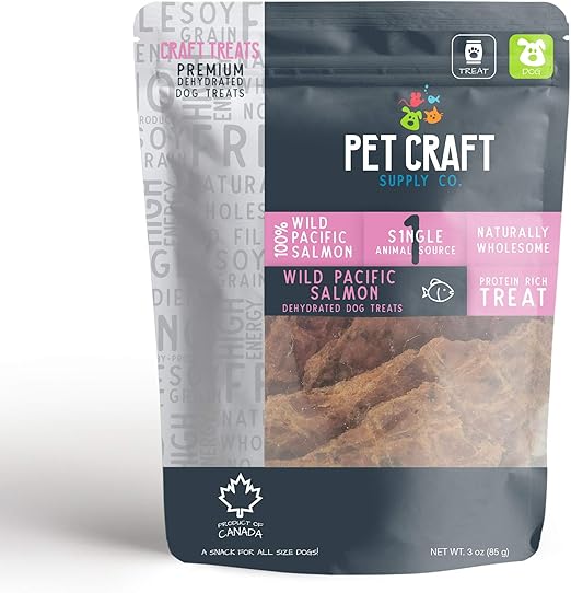 dehydrated salmon skin for dogs