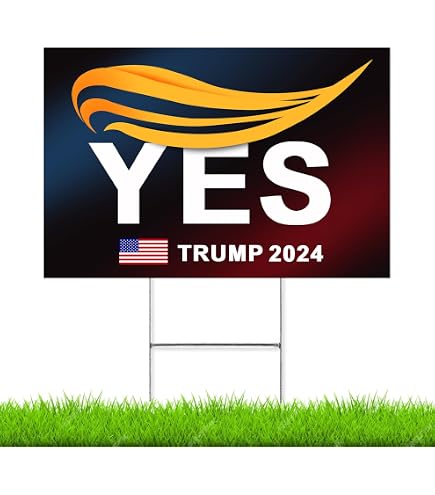 TRUMP FIGHT FOR AMERICA 2024 MASSASSINATIONSVERSUCH 2024 18x24 Yard