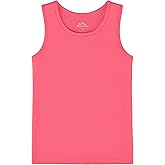 Aocku Girls Tank Tops Cotton Sleeveless Undershirt Tank Tops Basic Shirts for Girls Kids Dancewear