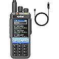 Radtel RT-880G GPS APRS Ham Radio 10W Walkie Talkie Portable CB Radio 1024 Channels HF SSB Rx with Cross-Band Repeater, 2.4 Inch Color Display, 2400mAh Rechargeable Battery,