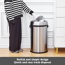 Takywep 17 Gallon/65 Liter Stainless Steel Swing