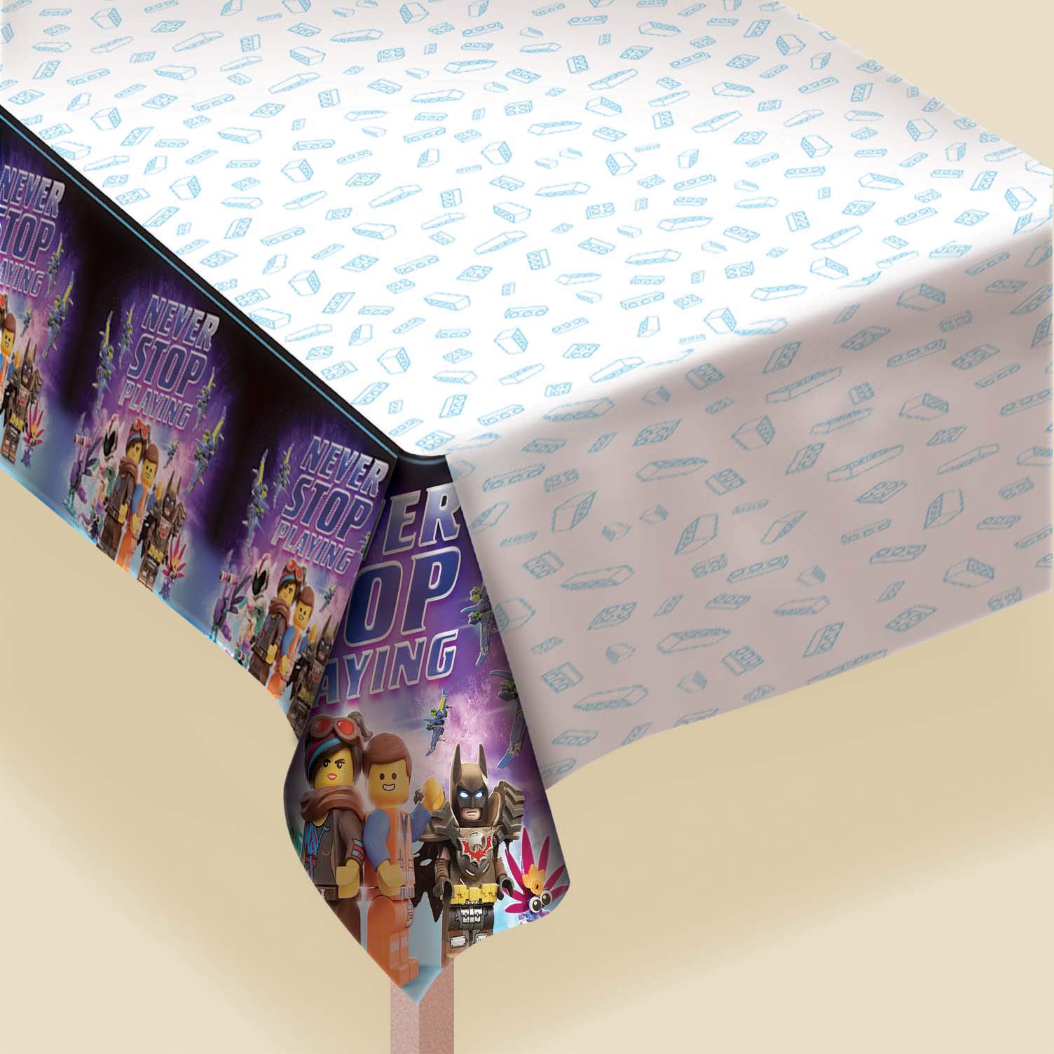 amscan Lego Movie 2 Plastic Tablecover (1)