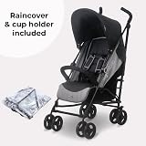My Babiie MB02 Plus Stroller Birth to 4 Years Black & Grey view 3