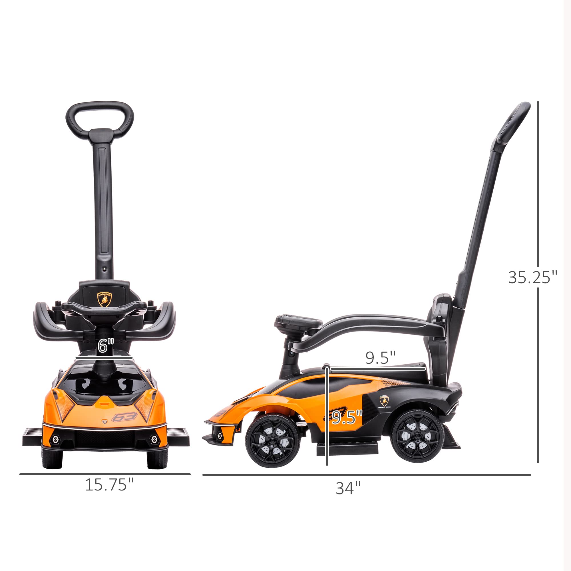 Aosom Ride On Push Car - Features