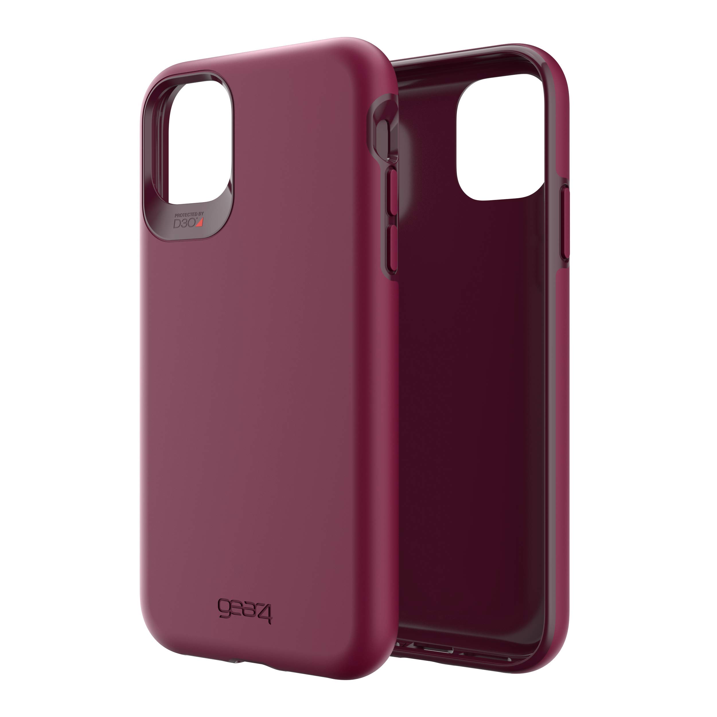 Gear 4 Holborn Designed for iPhone 11 Pro Case, Advanced Impact Protection by D3O – Burgundy