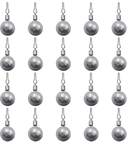100-Pack Of 3/8 Oz Lead Drop Shot Weights For Finesse Fishing - Freshwater Bass Fishing Sinkers