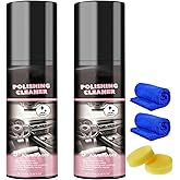 KEBEGE Car Interior Detail Polishing Cleaner, Multi-Purpose Car Cleaner 100ml (2PCS) - Compatible with Plastic, Leather, Fabric, Metal