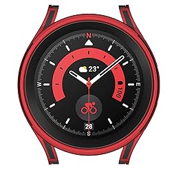 MOTONG PC Protective Watch Case Cover with Tempered